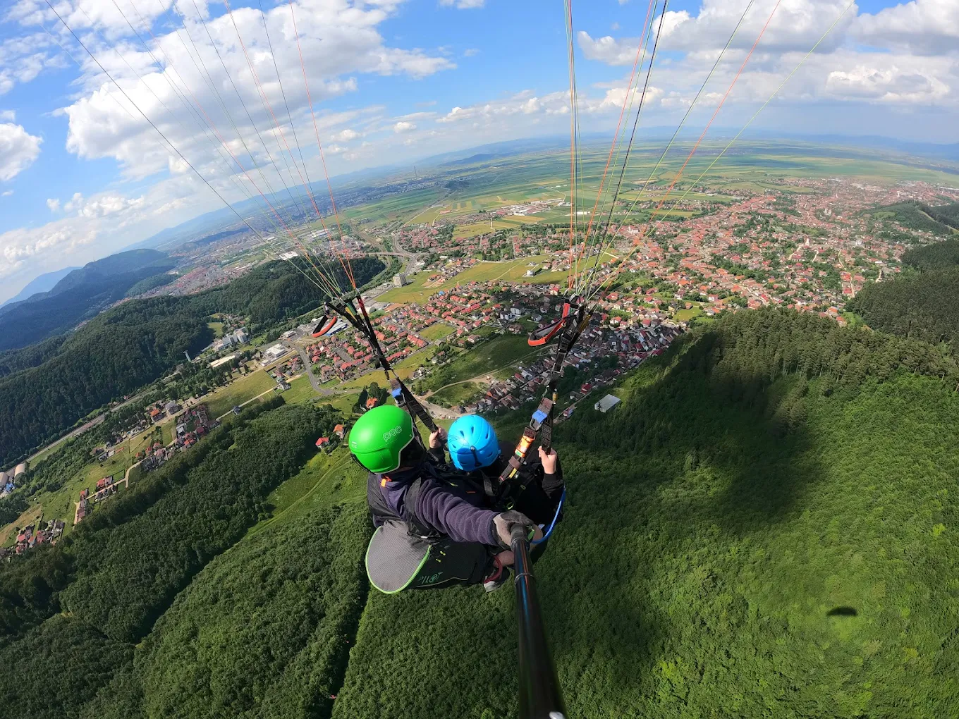 Zbor cu parapanta Poiana Brașov