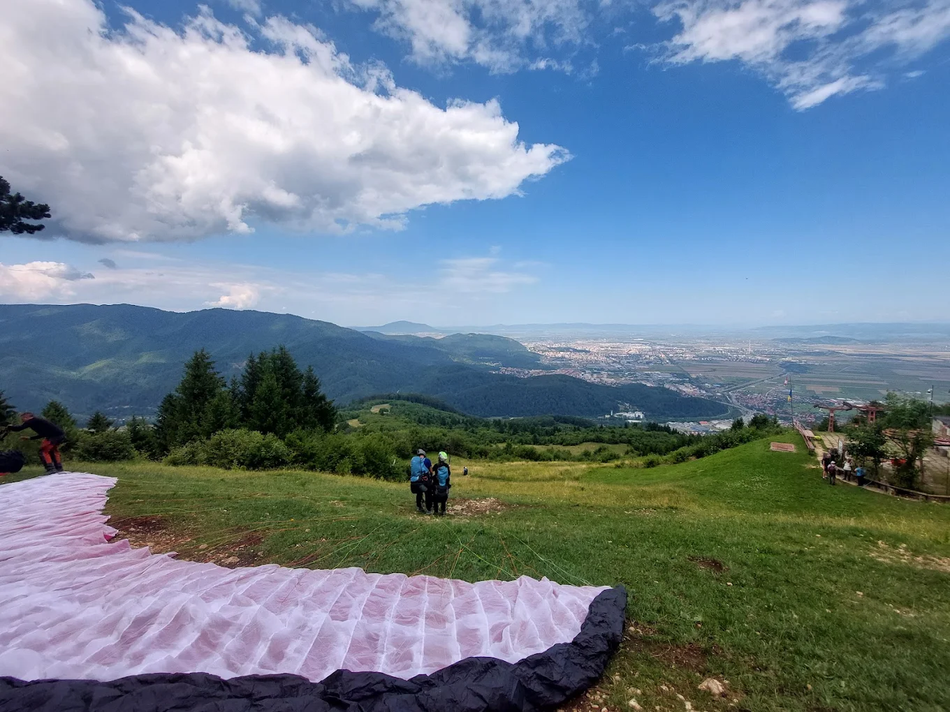 Zbor cu parapanta Poiana Brașov