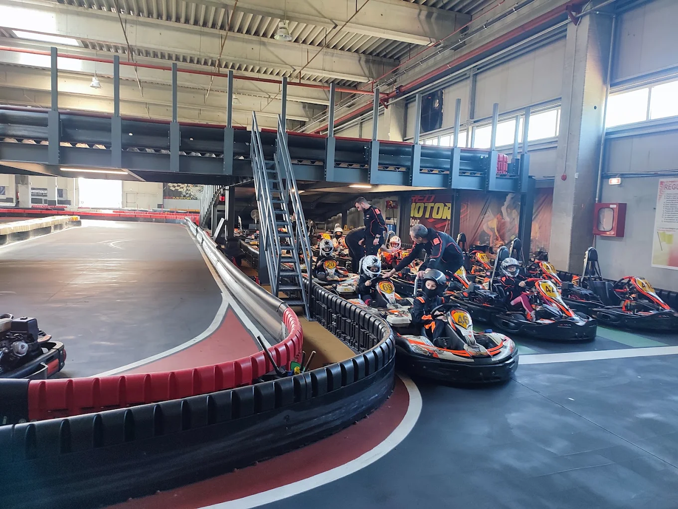 Red Motor Indoor Karting