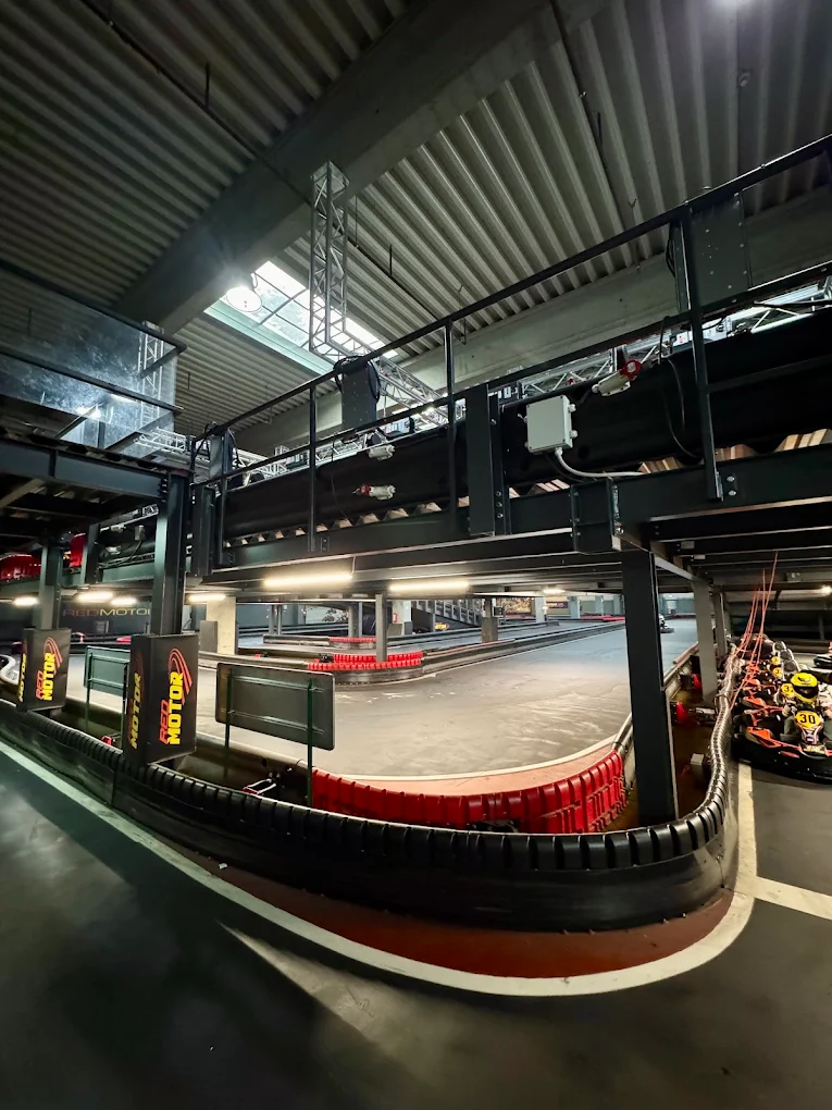 Red Motor Indoor Karting